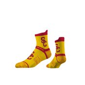 USC Trojans Gold SC Interlock Knit Mid Sock